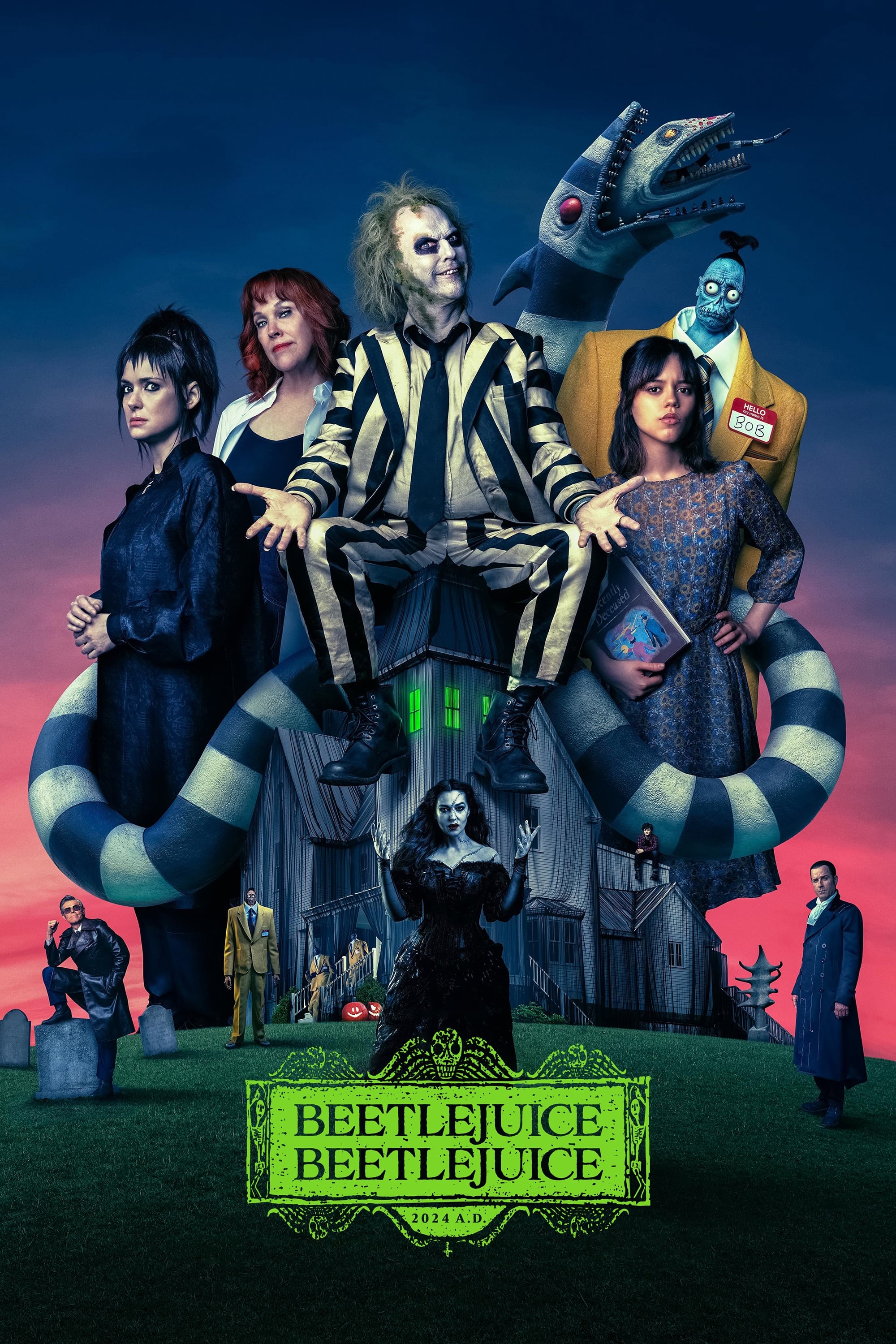 Beetlejuice Beetlejuice (2024) Hindi Dubbed Free watch and Download